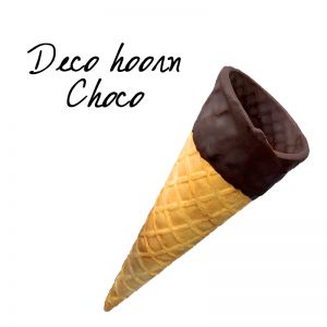 Hoorntje - Deco hoorn Choco