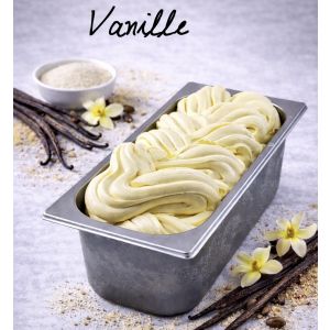 Vanille 6,5 liter Senso-Gelato schepijs 